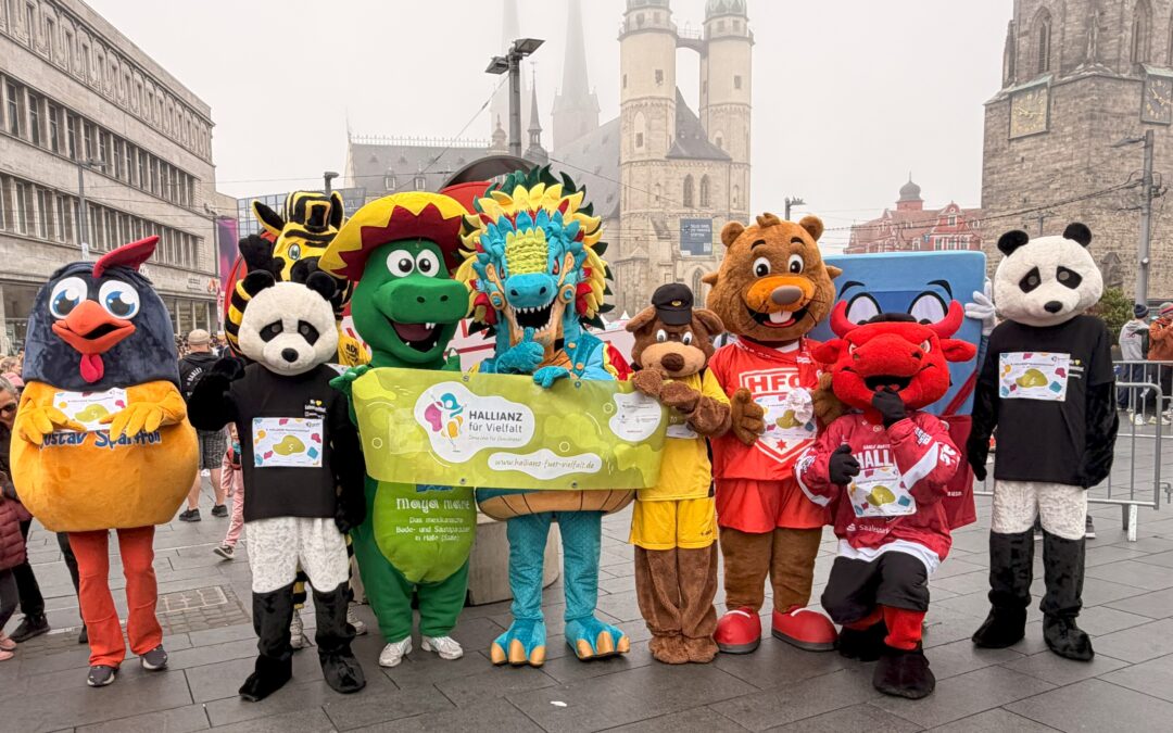 HALLIANZ Maskottchenlauf 2026: Hildegard lief für den guten Zweck!